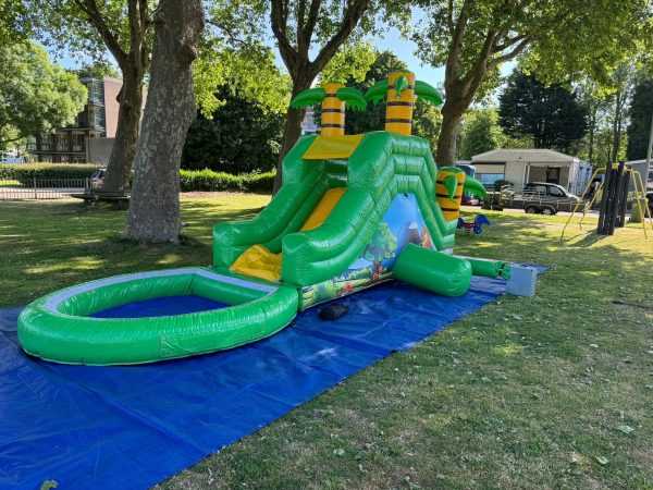 Waterglijbaan Jungle Springkussen